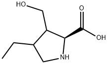 Proline, 4-ethyl-3-(hydroxymethyl)- (9CI) Struktur