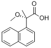 (S)-(+)-2-METHOXY-2-(1-NAPHTHYL)PROPIONIC ACID Struktur