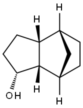 (1alpha,3abeta,4beta,7beta,7abeta)-octahydro-4,7-methano-1H-inden-1-ol Struktur