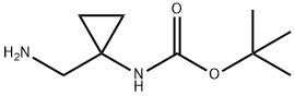 1-AMinoMethyl-1-(Boc-aMino)cyclopropane, 97% Struktur