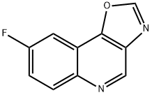 8-FLUORO-OXAZOLO[4,5-C]QUINOLINE Struktur