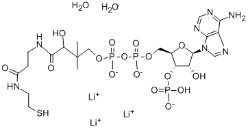 COENZYME A TRILITHIUM SALT DIHYDRATE Struktur