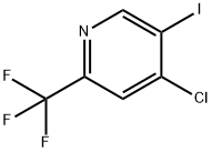 4-Chloro-5-iodo-alpha,alpha,alpha-trifluoro-2-picoline Struktur