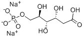 2-deoxy-6-phosphogluconic acid, sodium salt Struktur