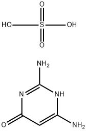 2,4-diamino-6-hydroxypyrimidine hemisulfate Struktur