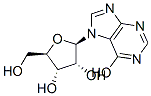 7-beta-ribofuranosylhypoxanthine Struktur