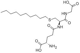 S-DECYLGLUTATHIONE Struktur