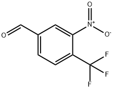 3-NITRO-4-(TRIFLUOROMETHYL)BENZALDEHYDE& Struktur