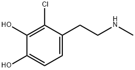 1,2-Benzenediol, 3-chloro-4-[2-(methylamino)ethyl]- (9CI) Struktur