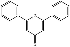 2,6-DIPHENYL-4H-PYRAN-4-ONE Struktur