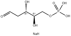 2-DEOXYRIBOSE 5-PHOSPHATE SODIUM SALT Struktur