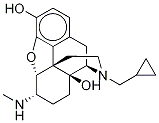 (5α,6α)-17-(CyclopropylMethyl)-4,5-epoxy-6-(MethylaMino)-Morphinan-3,14-diol Struktur