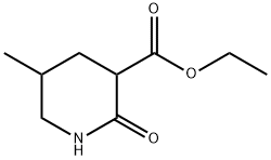 3-PIPERIDINECARBOXYLIC ACID, 5-METHYL-2-OXO-, ETHYL ESTER Struktur