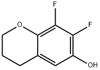 2H-1-Benzopyran-6-ol, 7,8-difluoro-3,4-dihydro- Struktur