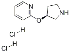 Pyridine, 2-[(3S)-3-pyrrolidinyloxy]-, dihydrochloride Struktur