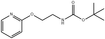 [2-(Pyridin-2-yloxy)-ethyl]-carbaMic acid tert-butyl ester Struktur