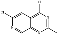 4,6-Dichloro-2-methylpyrido[3,4-d]pyrimidine Struktur