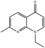 1-ethyl-1,4-dihydro-7-methyl-4-oxo-1,8-naphthyridine Struktur