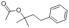 DIMETHYL PHENYL ETHYL CARBINYL ACETATE Struktur