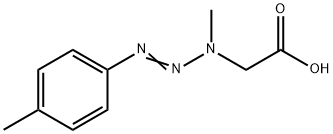 [1-methyl-3-(4-methylphenyl)triazen-2-yl]acetic acid Struktur