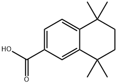 5,5,8,8-TETRAMETHYL-5,6,7,8-TETRAHYDRO-2-NAPHTHALENECARBOXYLIC ACID Structure