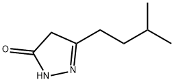 5-(3-Methylbutyl)-2,4-dihydro-3H-pyrazol-3-one Struktur