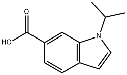 1-ISOPROPYL-1H-INDOLE-6-CARBOXYLIC ACID Struktur