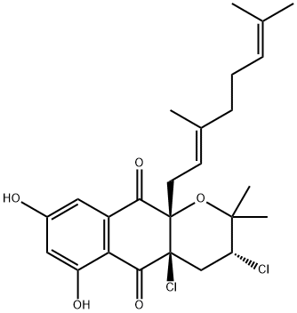 napyradiomycin A1 Struktur