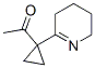 Ethanone, 1-[1-(3,4,5,6-tetrahydro-2-pyridinyl)cyclopropyl]- (9CI) Struktur