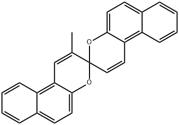 2-methyl-3,3'-spirobi[3H-naphtho[2,1-b]pyran] Struktur