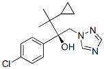 (2R)-2-(4-Chlorophenyl)-3-cyclopropyl-3-methyl-1-(1,2,4-triazol-1-yl)butan-2-ol Struktur