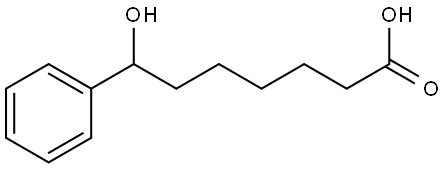 ALPHA-HYDROXY BENZENEHEPTANOIC ACID Struktur