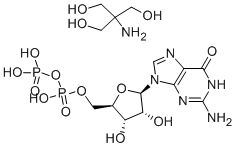 GUANOSINE 5'-DIPHOSPHATE TRIS SALT Struktur