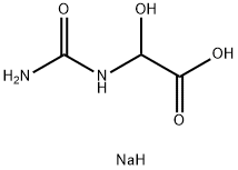 GLYOXYLUREA SODIUM SALT Struktur