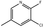 3-Chloro-2-fluoro-5-methylpyridine Struktur