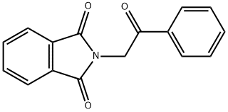 2-(2-oxo-2-phenylethyl)isoindole-1,3-dione Struktur