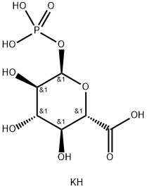 A-D-GLUCURONIC ACID 1-PHOSPHATE*TRIPOTAS SIUM Struktur