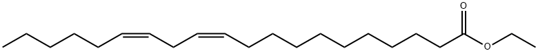 CIS-11,14-EICOSADIENOIC ACID ETHYL ESTER Struktur