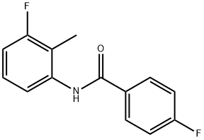 4-Fluoro-N-(3-fluoro-2-Methylphenyl)benzaMide, 97% Struktur