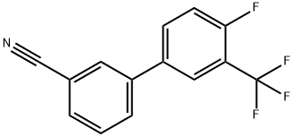 3-[4-Fluoro-3-(trifluoroMethyl)phenyl]benzonitrile Struktur