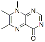 4(8H)-Pteridinone,6,7,8-trimethyl-(6CI) Struktur