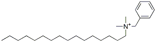 cetyldimethylbenzylammonium Struktur