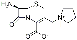 1-[[(6R,7R)-7-氨基-2-羧基-8-氧代-5-硫雜-1-氮雜雙環(huán)[4.2.0]辛-2-烯-3-基]甲基]-1-甲基吡咯烷內(nèi)鹽 結(jié)構(gòu)式