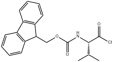 FMOC-L-VALINYL CHLORIDE Struktur