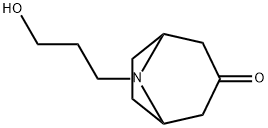 8-(3-HYDROXYPROPYL)-8-AZABICYCLO[3.2.1]OCTAN-3-ONE Struktur