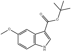 tert-butyl 5-Methoxyindole-3-carboxylate Struktur