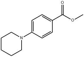 METHYL 4-PIPERIDINOBENZENECARBOXYLATE Struktur