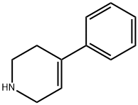 1,2,3,6-Tetrahydro-4-phenyl-pyridine Struktur