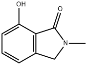 2,3-dihydro-7-hydroxy-2-Methyl-1H-Isoindol-1-one Struktur