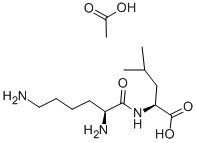 H-LYS-LEU-OH ACETATE SALT Struktur